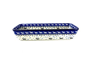 784 Bunzlau Cakeschaal 2151X Teckel